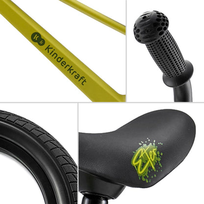 Bicicleta de Equilibrio Eter - Lime | Kinderkraft