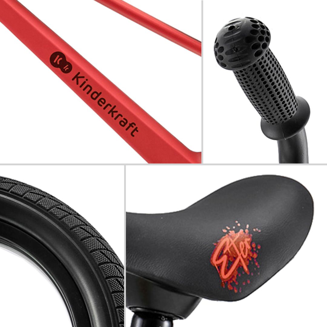 Bicicleta de Equilibrio Eter - Red | Kinderkraft