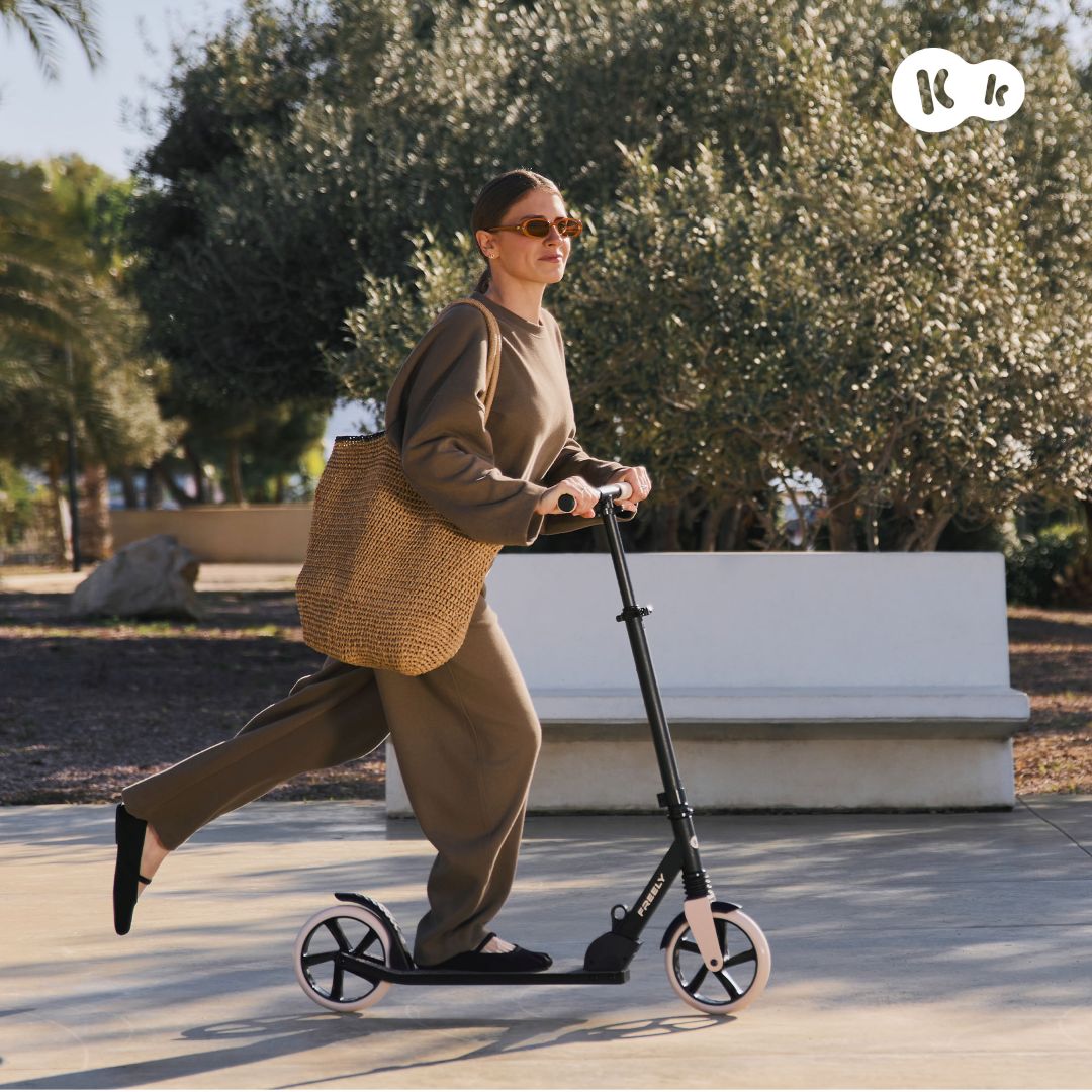 Scooter Plegable Freely - Beige | Kinderkraft