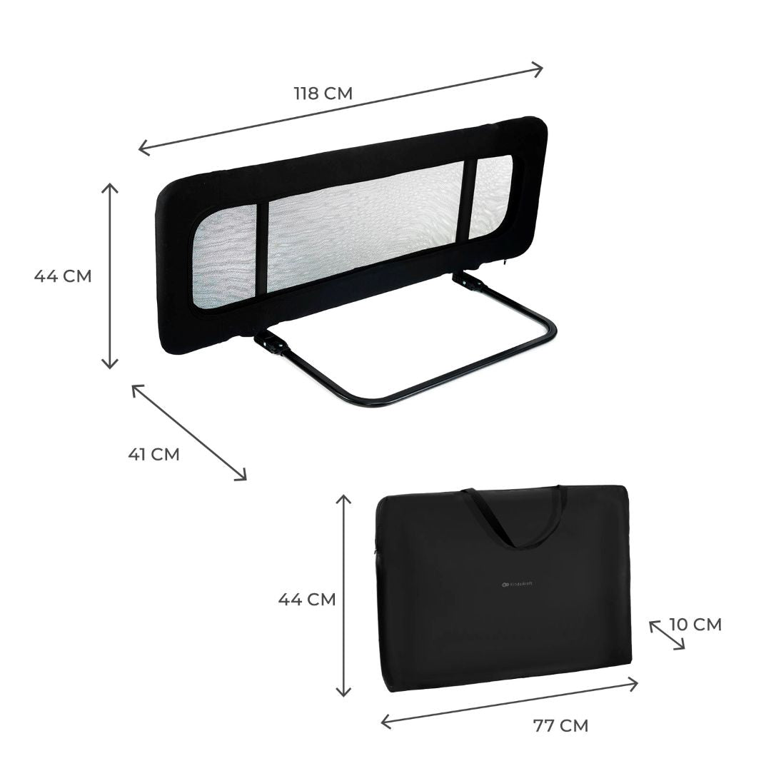 Barrera para Cama Guard & Dream - Black | Kinderkraft