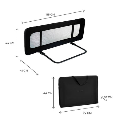 Barrera para Cama Guard & Dream - Black | Kinderkraft