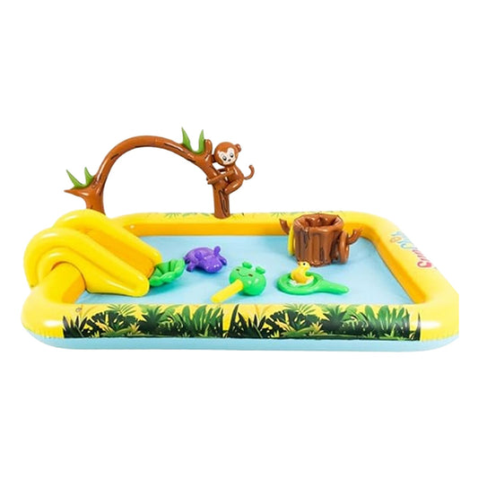 Piscina Centro de Juegos Selva Tobogán Aspersor Be Splash | Bebesit