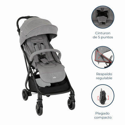 Coche Paseo Compacto 3 en 1 Tourist - Pebble | Joie