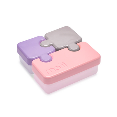 Puzzle Container - Pink Grey and Lilac 