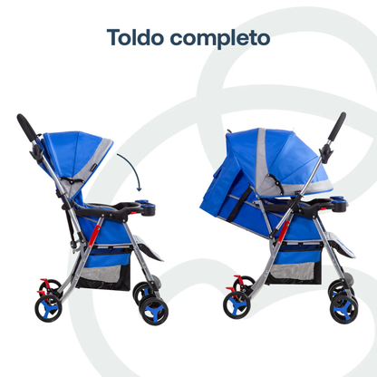 Coche Paseo y Cuna Twister SX - Azul | Bebesit