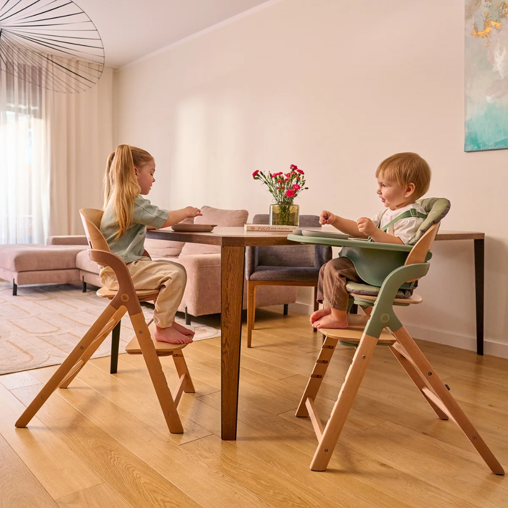 Silla de Comer Evolutiva Megan - Grey Wood | Lionelo