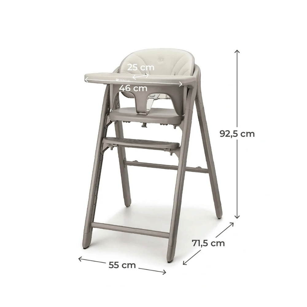 Silla de Comer 3 en 1 Tino - Beige | Kinderkraft