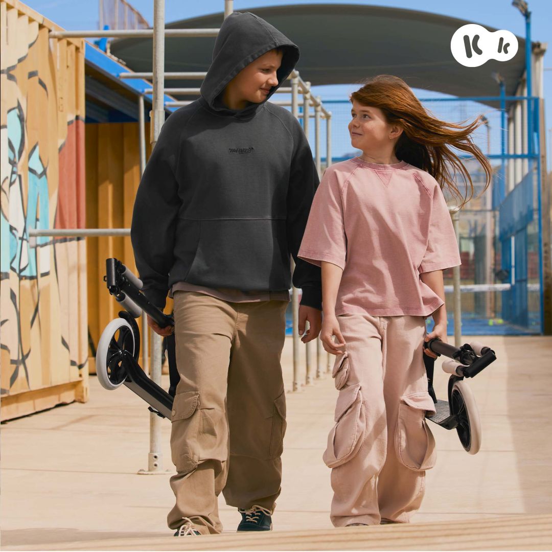 Scooter Plegable Freely - Beige | Kinderkraft