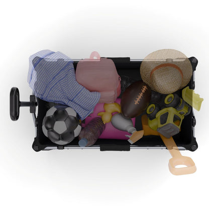 Carrito de transporte plegable Rollster - Black | Kinderkraft