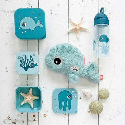 Set 3 Cajas para Snack Sea Friends - Azul