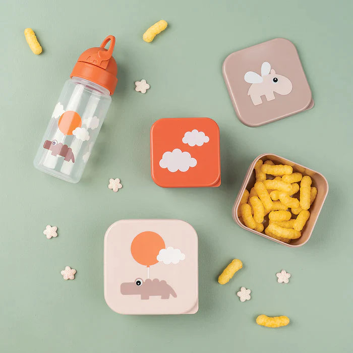 Set 3 Cajas para Snack Nube - Beige/Rosa