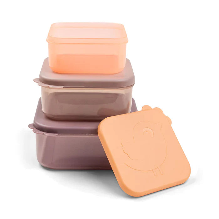 Set de 3 Cajas para Snack Deer Friends - Rosa