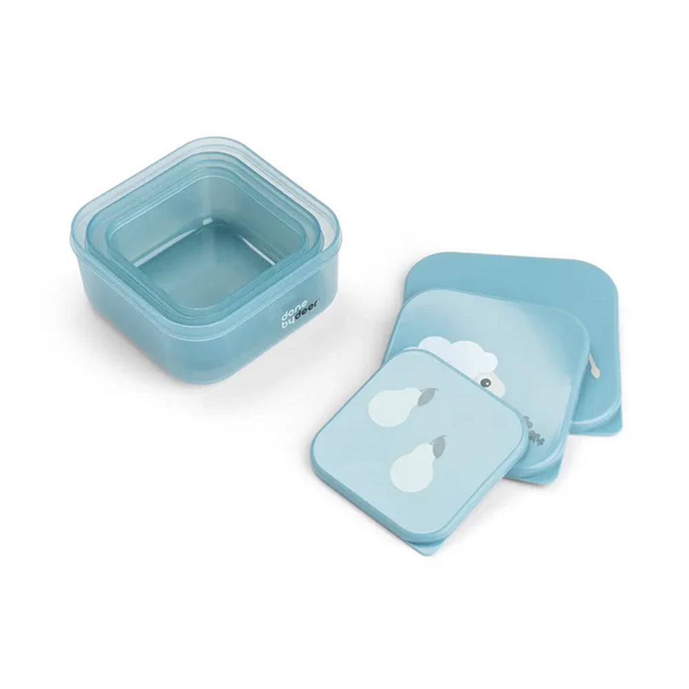 Set 3 Cajas para Snack Tiny Farm - Azul | Done by deer