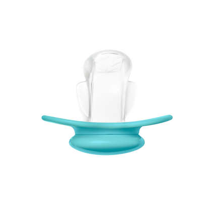 Dental Pacifier with Anatomical Nipple with Wings - Light Blue