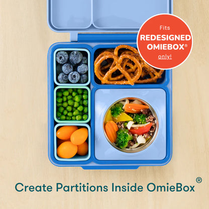 OmieDip - Set de Contenedores Herméticos para OmieBox® - Blue/Mint | Omie