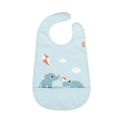 Babero con Velcro Playground - Azul | Done by deer