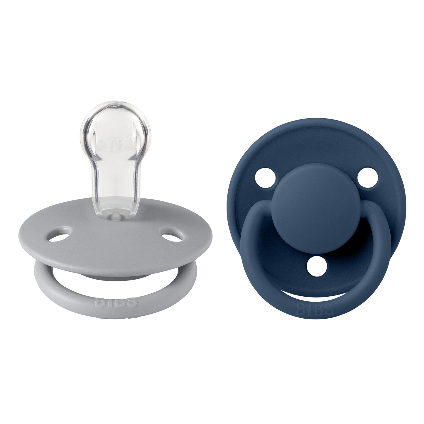 Pack de 2 Chupetes - Cloud & Steel Blue | BIBS