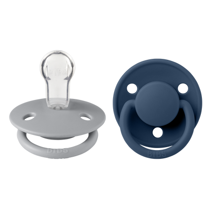 Pack de 2 Chupetes - Cloud & Steel Blue | BIBS