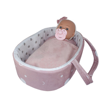 Muñeca Bebé 29 cm con Cuna y Accesorios -  Sofía | Bebesit