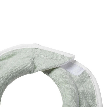 Set of 2 Reversible Absorbent Bibs - Sage