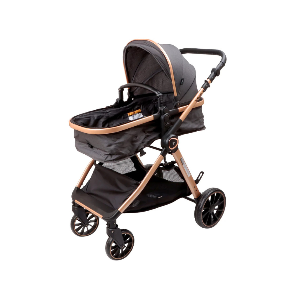 Coches Travel System Romanzo X1-D - Black | Infant