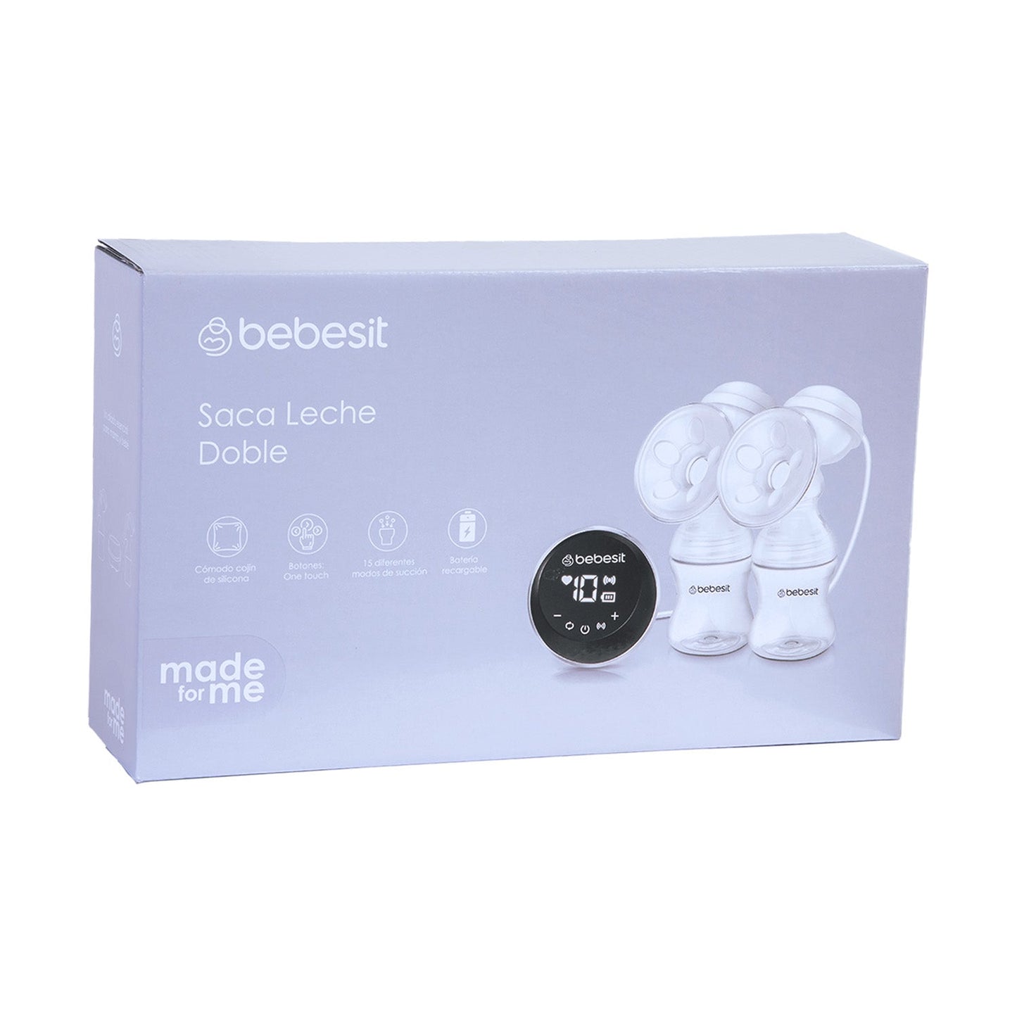 Sacaleche Extractor Leche Materna Eléctrico Doble | Bebesit