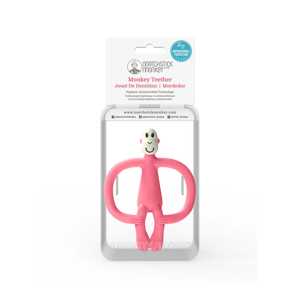 Monkey Teether - Pink