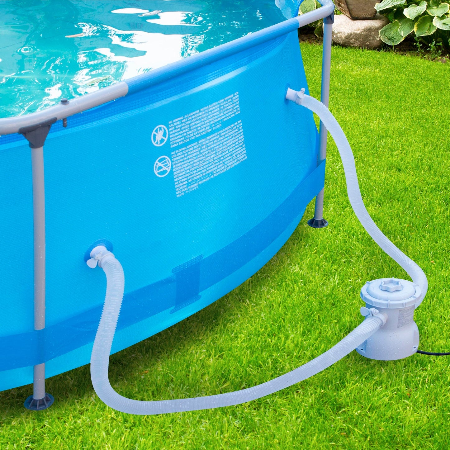Piscina Estructural con Bomba y Cobertor Be Splash | Bebesit
