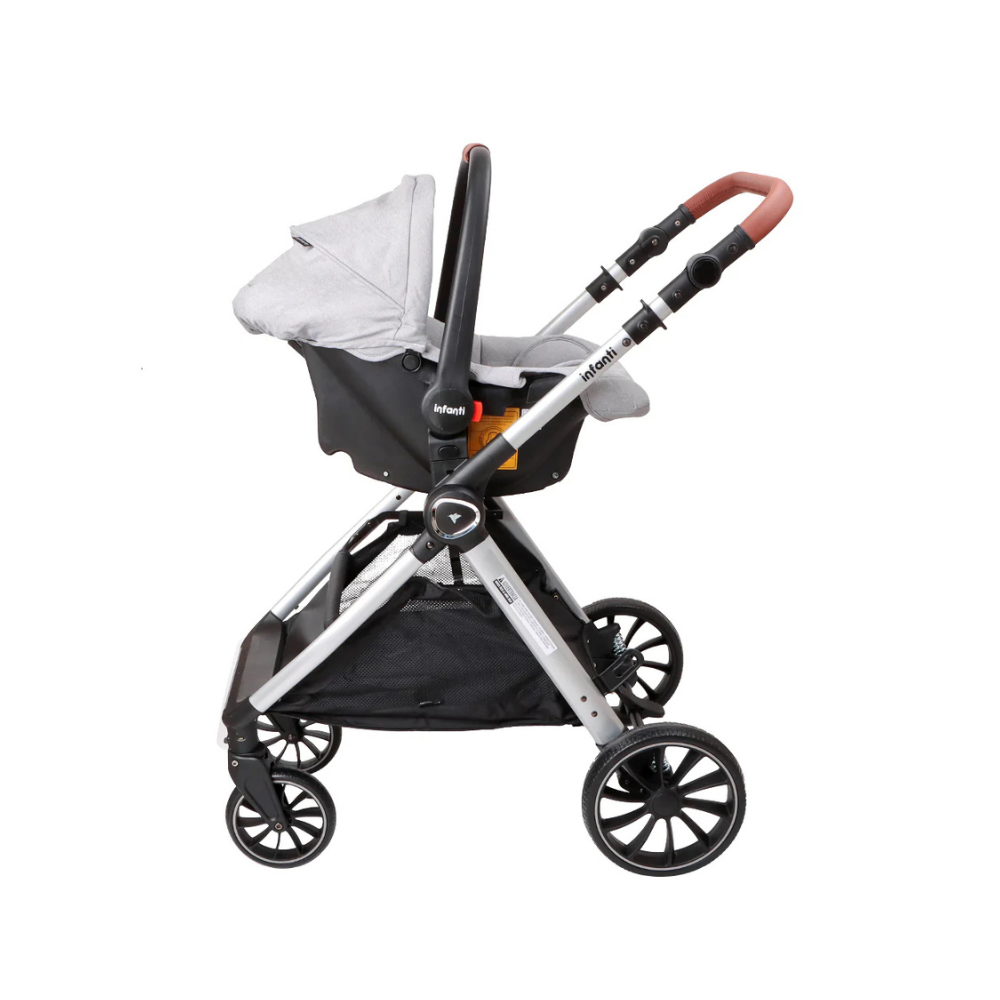 Coches Travel System Romanzo X1-D - Gris | Infanti