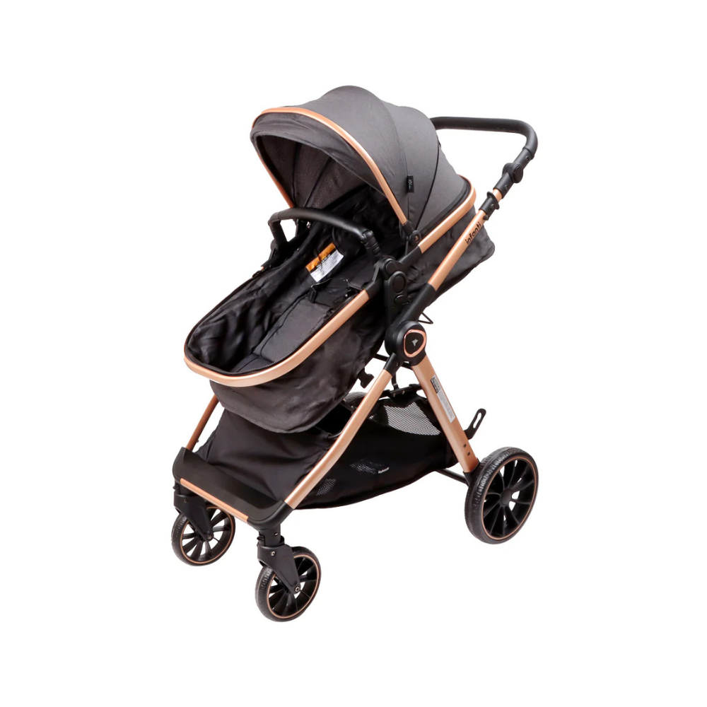 Coches Travel System Romanzo X1-D - Black | Infant