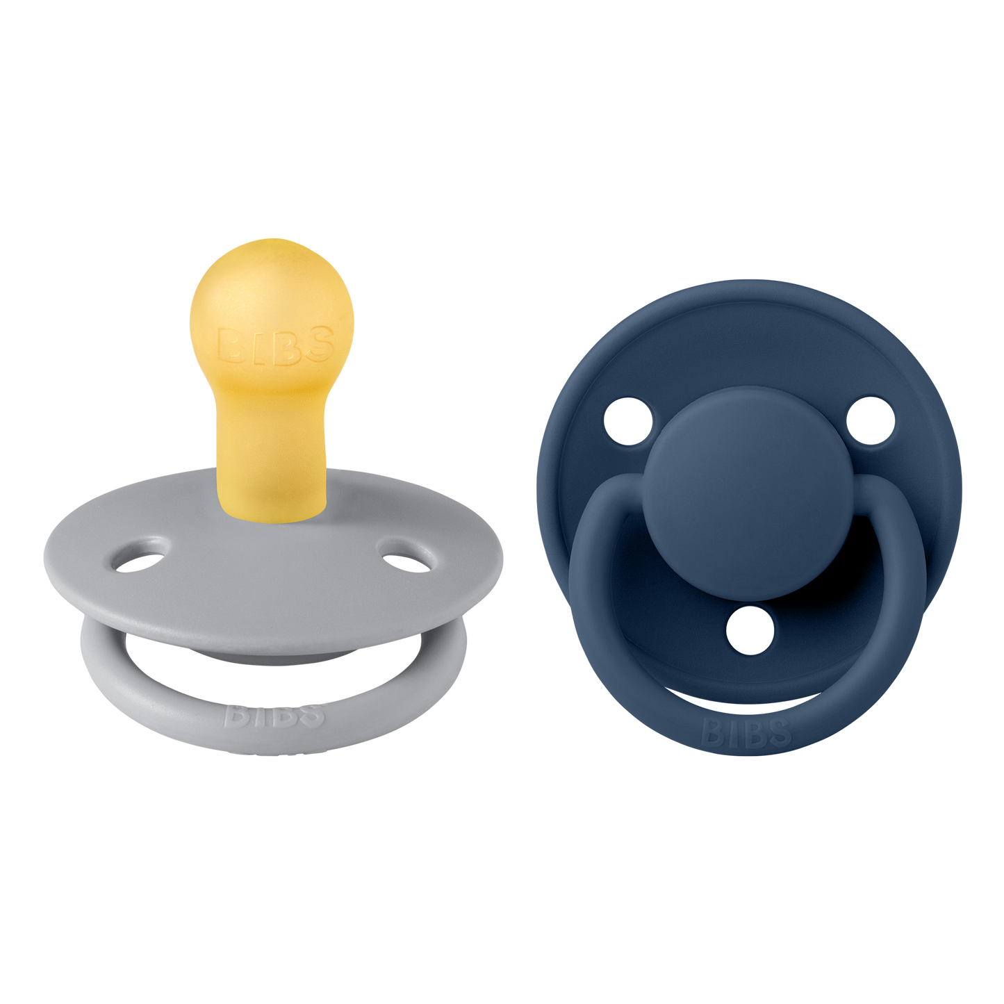Pack de 2 Chupetes - Cloud & Steel Blue | BIBS
