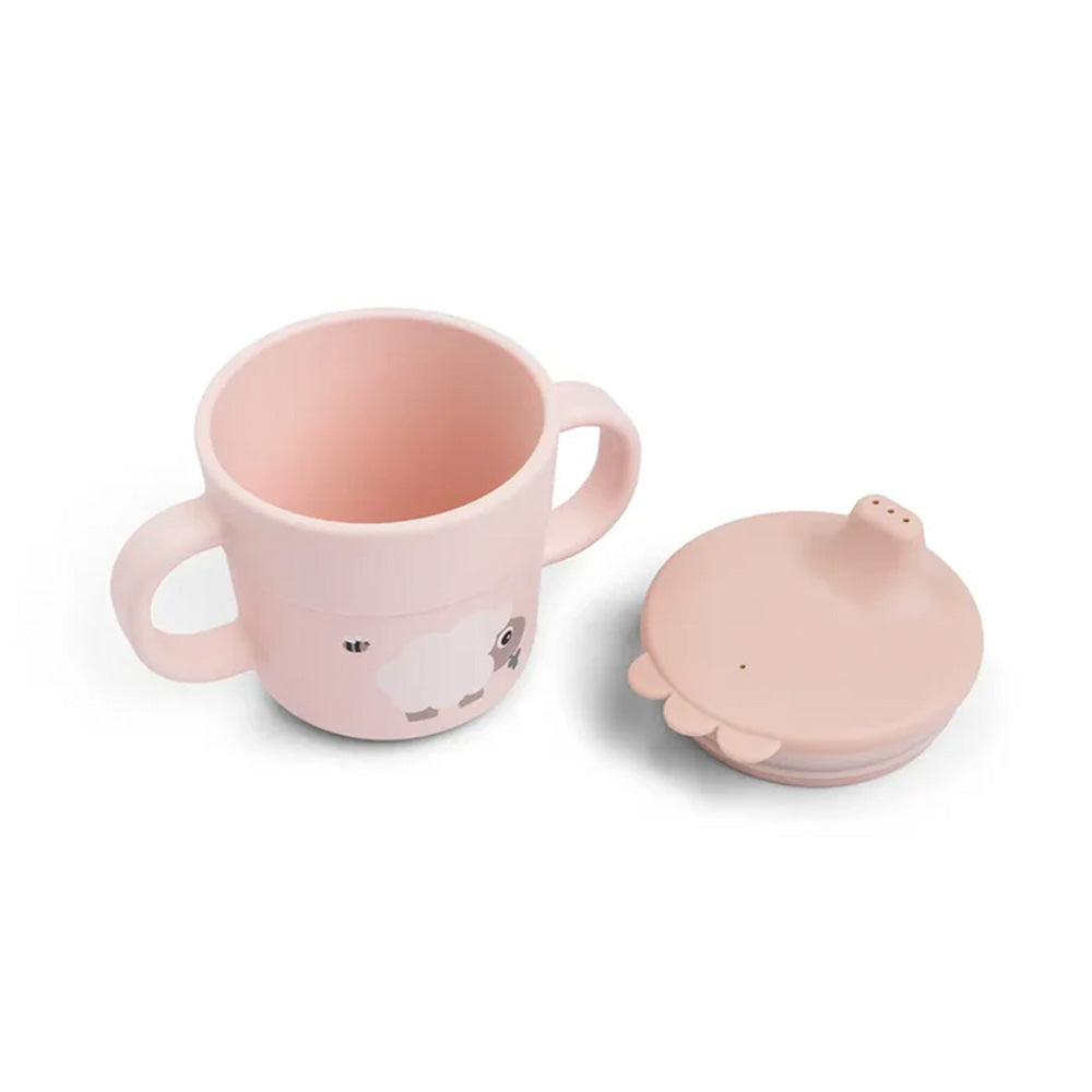 Vaso con Boquilla Foodie Tiny Farm - Rosa