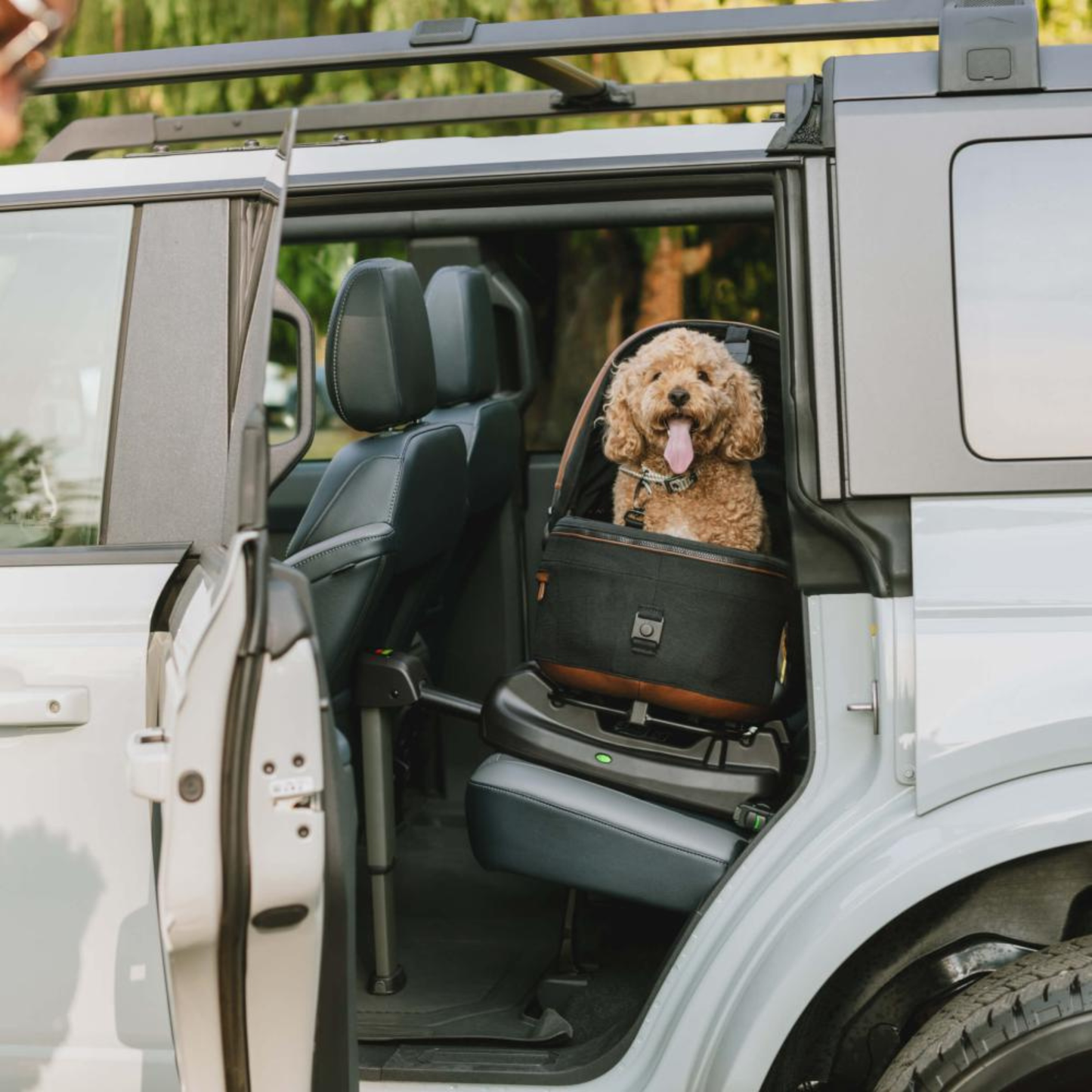 Silla de Auto para Mascotas Maeve™ iso - Tamaño 6x - Onyx | Tavo Pets