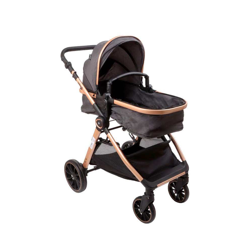 Coches Travel System Romanzo X1-D - Black | Infant