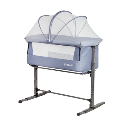 Cuna Colecho MySide LX con Mosquitero  - Azul | Bebesit