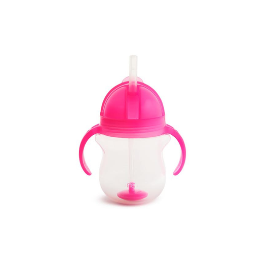 Vaso Antiderrame Weighted con Asas - Rosado | Munchkin