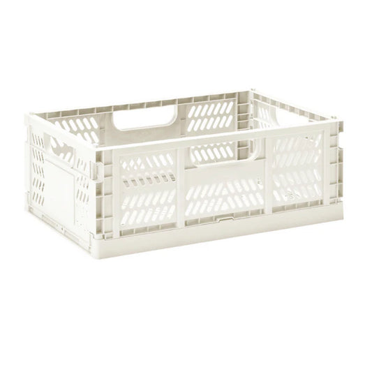 Caja Plegable Moderna - Grande - Crema