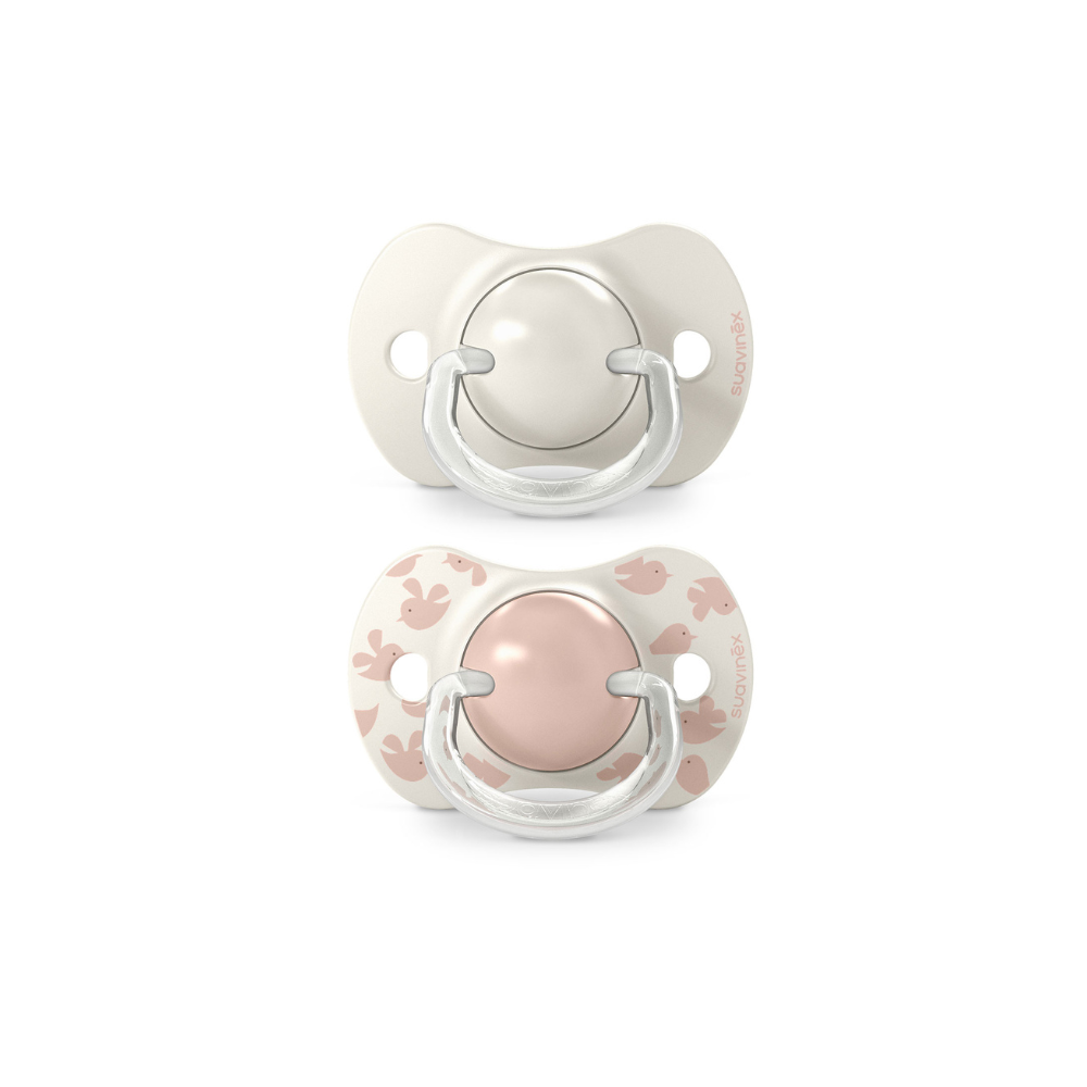 Pack de 2 Chupetes Fisiológicos SX Pro Birdies - Rosa | Suavinex