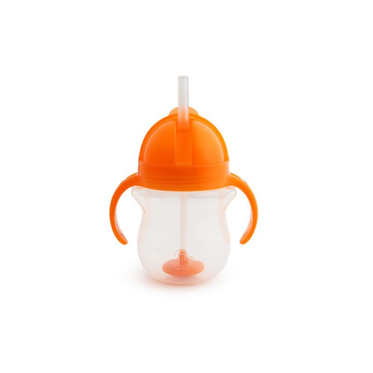 Vaso Antiderrame Weighted con Asas - Naranjo | Munchkin