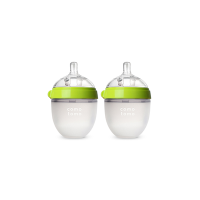 Pack de 2 Mamaderas Comotomo 150ml - Verde | Comotomo