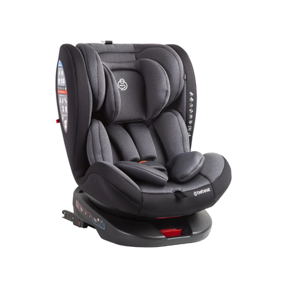 Silla de Auto Convertible 360° Isofix Saturn - Gris | Bebesit