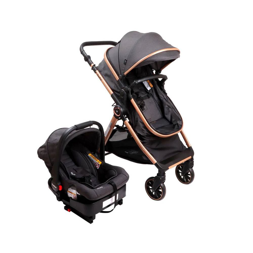 Coches Travel System Romanzo X1-D - Black | Infant