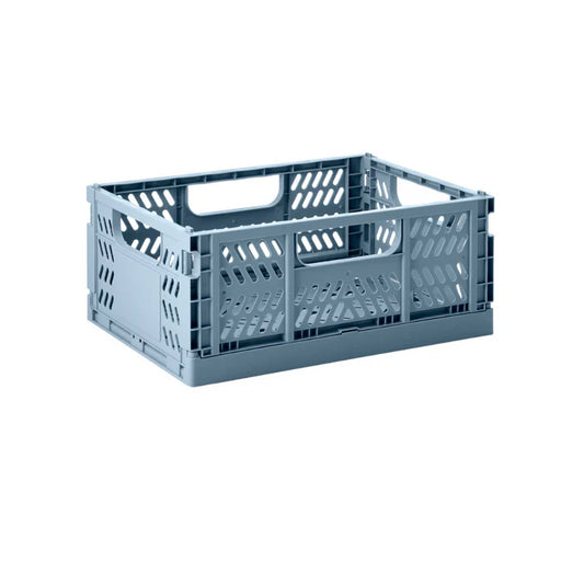 Caja Plegable Moderna - Mediana - Azul | 3 Sprouts