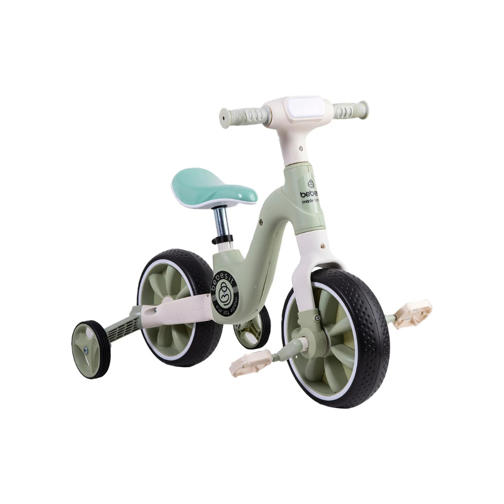 Triciclo Bicicleta de Aprendizaje 2 en 1 - Verde | Bebesit