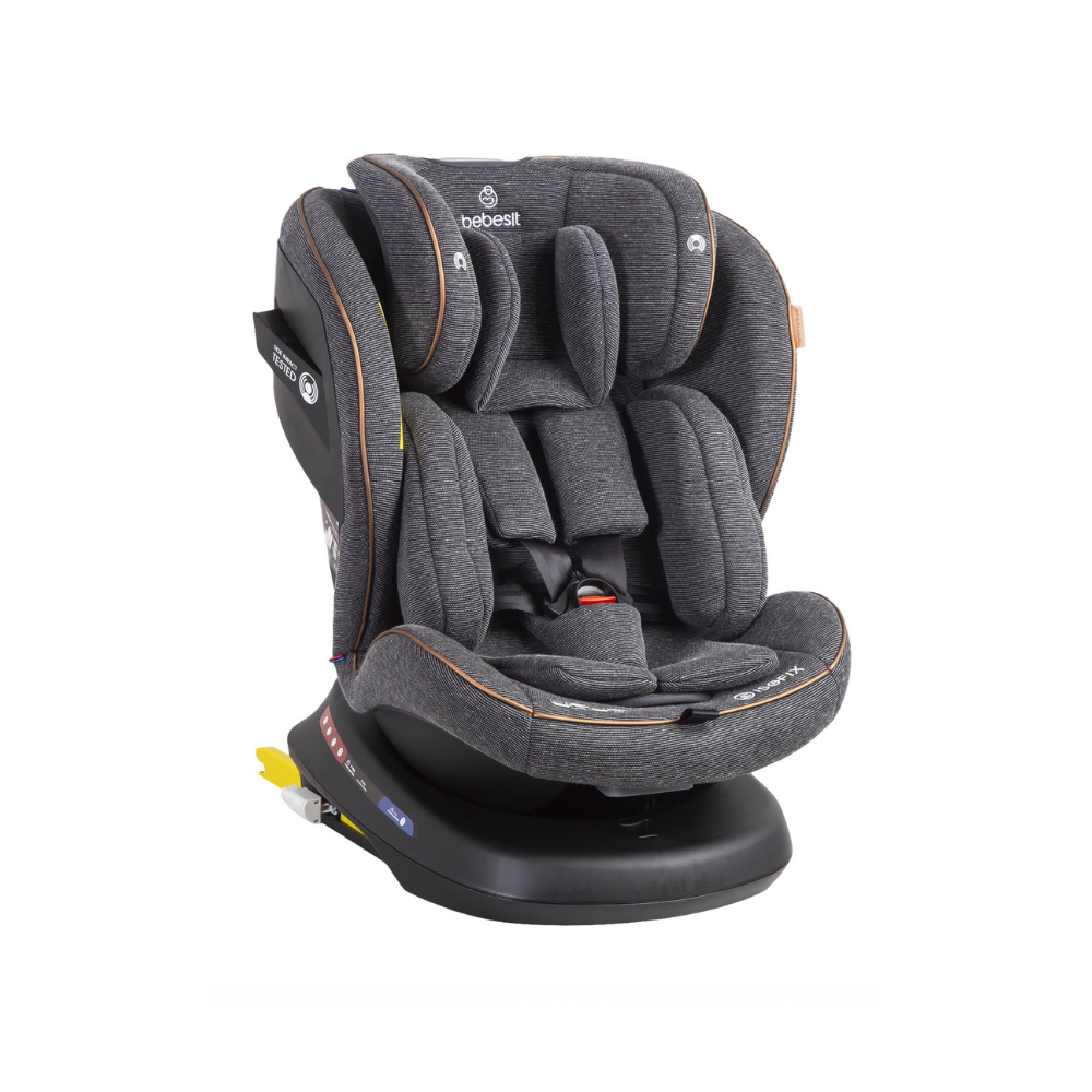 Silla de Auto Convertible Supra 360° Premium - Gris | Bebesit