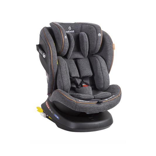 Silla de Auto Convertible Supra 360° Premium - Gris | Bebesit