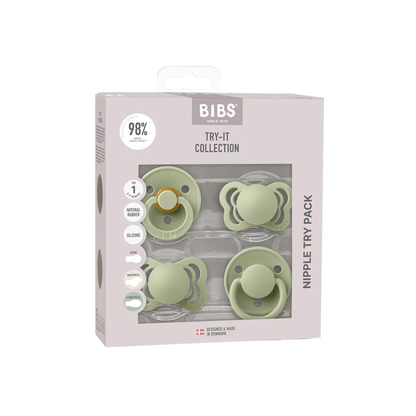 Set de Chupetes Colección Try-It - Sage | BIBS