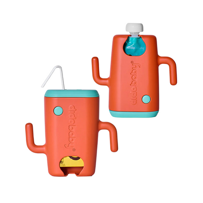 Pouches and Juice Box Holder - Coral