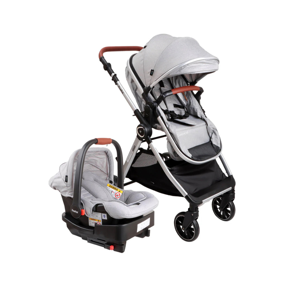 Coches Travel System Romanzo X1-D - Gris | Infanti