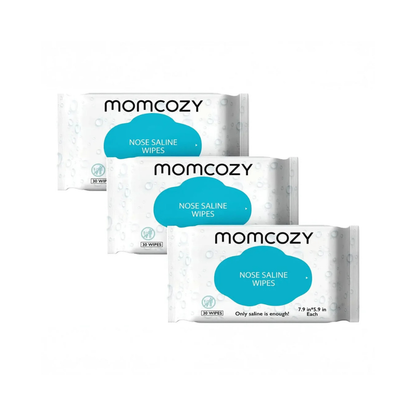 Toallitas Húmedas con Solución Salina para Cara y Nariz | MomCozy